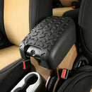 Car Center Armrest Console Cover Pad for Jeep Wrangler JK 2011-2017 Black F N5K4