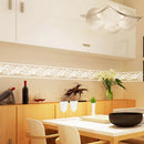 10cm*10m Lace Flower Wall Stickers Waterproof Adhesive Window Glass Home asd