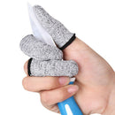 8x Safety HPPE Finger Cots Cut Resistant Sleeves Protector Gardening Gifts