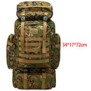 80L Hunting Camping Rucksack Mountaineering Unisex Travel Outdoor Sport Bag