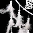 36.6'' Big Size White Handmade Dream Catcher With Feathers