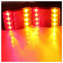 2- Light LED Rear Board Lamps Tail BRAKE STOP INDICATOR LAMP Trailer Truck