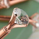 1X(12 Pieces Big Diamond Crystal Ballpoint Pens And 12 Pieces Ballpoint Pen