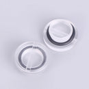 2Pcs G1/4 thread acrylic hose straight stop plug fittings for water cooling TEUS