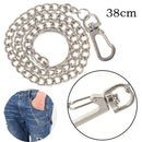 Extra Long Strong Metal hipster Key Wallet Belt Ring Clip Chain keychain  Z