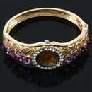 Luxury Crystal Women Watch Vogue Quartz Flower wrist band Color: Purple Z3C9
