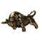 Solid Brass Bull Keychain Pendant Zipper Head Accessories Tools Outdoor Key R Gn