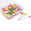 100 Pieces Flat Head Straight Pins, Sewing Pins Quilting Pins for Sewing DI