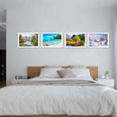 4 Pack 5D Diy Diamond Painting By Number Kits Full Drill Four Seasons Lands I4H3
