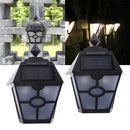 2 Pcs Solar Powered Outdoor Garden Fence Wall Light LED Outdoor Garden Lamp