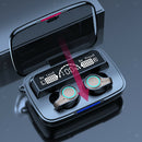 M18 Bluetooth 5.0 Earbuds Wireless Earphones in-Ear Headphones w/ Charging Case