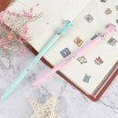 Time Hourglass Gel Pen Black Ink Pens Office Student Stationery Writing Pens OZ