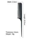 2Pcs Heat-resistant Sectioning Weave Highlighting Foiling Comb Rat Tail Comb