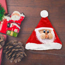 Cute Santa Claus Hat Winter Thickened Children Boys Girls Christmas Cap