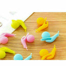 5pcs Silicone Bag Holder Candy Colors Gift Snail Shape Cup Mug F7Q1. N4Q4 U R1I5