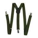 Unisex Clip on Suspender Elastic Y-Shape Back Formal Adjustable Braces, Arm Z9N9