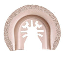 64mm 1pc Half Circle Diamond Quick Release Oscillating Saw Blade DIY Tool