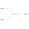 3.5mm AUX Male to 2 Female Headphone Mic Audio Y Splitter Cable for Laptop