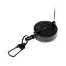 Key Chain Fly Fishing Zinger 50cm Retractor Steel Rope Cord Carabiner Clip
