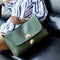 new Boston Handbag Women'S Big Round Button Lock Tote Bag Large Size Elegan C8A1