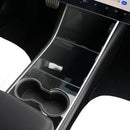 3Pc Car Center Console Protective Film Transparent Film Stickers for Tesla  S6Z5