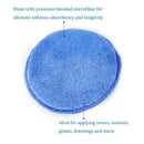 5PCS Car Waxing Polish Microfiber Foam Sponge Applicator Cleaning Detailing Pad!