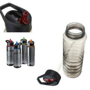4PCS Flip Straw Drinks Sport Hydration Water Bottle for Running Cycling Hiking