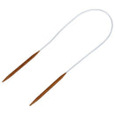 18 Sizes 2.0mm-10.0mm 80cm Bamboo Circular Knitting Needles / Anti-Resistan