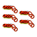 Pack of 5pcs  Frog Lure Bass Fishing Hooks Bait Tackle Topwater Soft Baits