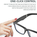 Classic Smart  Glasses Stereo Music Headset Eyeglass Anti-blue Light