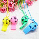 2X Colourful football Whistles / Classic Pea Whistle - Referee /  FT