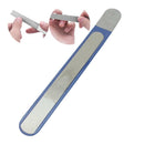 20.2*1.9cm Metal Stainless Steel Nail File Double Sided Manicure Pedicure