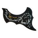 Left Handed 40/41'' Folk Guitar Pickguard Anti Scratch Plate Black