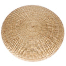 40cm Tatami Cushion Round Straw Weave Handmade Pillow Floor Yoga Chair Seat M FT