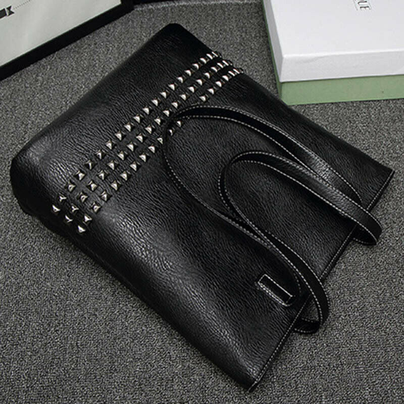 Women PU Leather Female Handbag Autumn Bag Large Size Women Shoulder Bag Da P2Y4