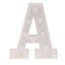 White Large Plastic Marquee Freestanding Alphabet LED Light UP Letters A