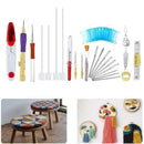 136pcs/Set DIY Embroidery Knitting Punch Needle Pen Magic Sewing Tool Threa C2M7