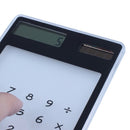 Touch and Transparent Solar Calculator