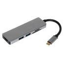 USB 3.1 Type-C HUB Splitter for Laptop PC HDMI 2 USB 3.0 SD TF Converter Adapter