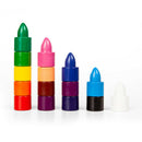 Palm-Grip Crayons Non-Toxic Paint Stackable For Toddlers Kids 15 Colors Washable
