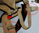 10pcs Molle Bag Connection Clip Webbing Buckle Hooks Backpack Attachment Clasp