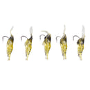 5Pcs Soft  Lures Bait Shrimp Fishing Simulation Prawn Saltwater Hooks Suppli_