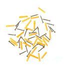 50X 6*30mm Yellow Plastic Expansion Plug Pipe Anchor Wall Screw Expansion TubeJR