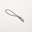 100Pcs Black Cell Phone Rope Strap Charm Cords Lariat Clip Lanya ES