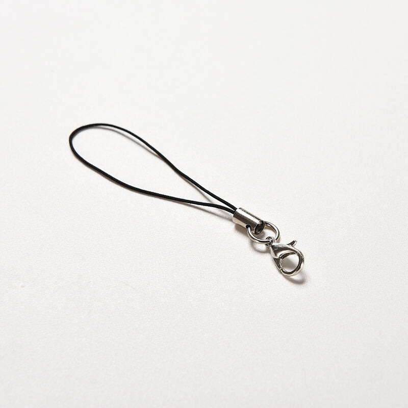 100Pcs Black Cell Phone Rope Strap Charm Cords Lariat Clip Lanya ES