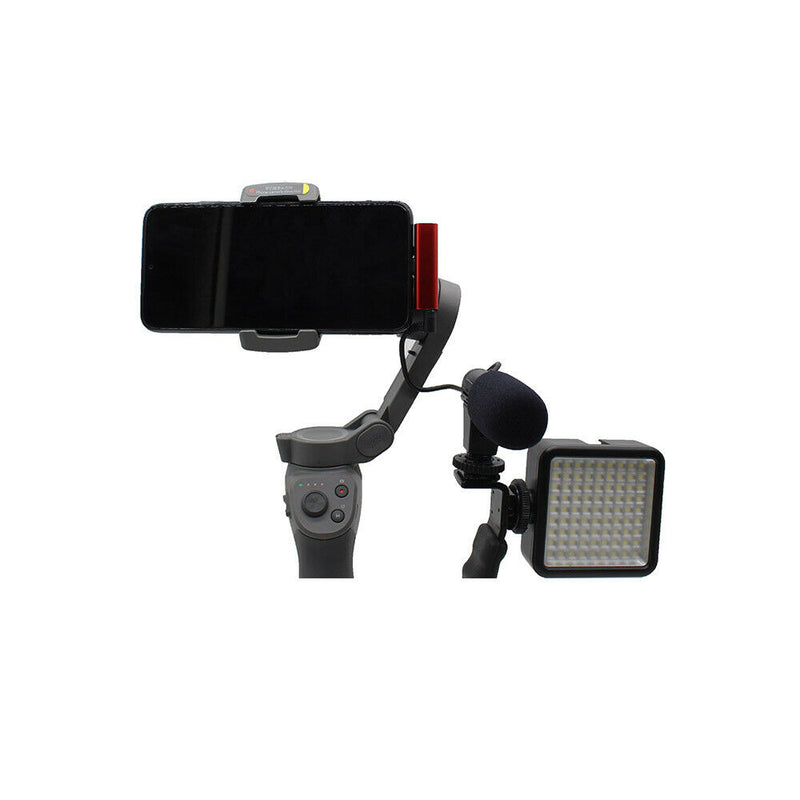 2 in 1 Charger Audio Adapter with Recording Microphone For DJI OSMO Mobile 3