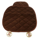 Non-slip Car Seat Cushion Protector Chair Mat Pad for Car Office Home Brown