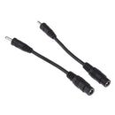 2 Pieces DC 5.5x2.1mm To 3.5x1.35mm Charger Cable For CCTV Surveillance Camera