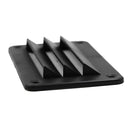 Plastic Slotted 3 Louvre Air Vent, Wall Eaves, Caravan, Boat,Marine 140x79mm