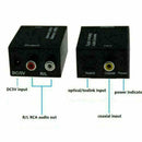 Digital Toslink Coaxial Optical to Analog Audio Converter Adapter H2S0 L/R A1R5